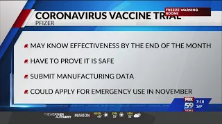 Pfizer update on coronavirus vaccine trial
