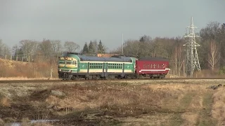 Дизель-поезд ДР1А с путеизмерителем 1 / DR1A DMU with track measurement car 1