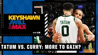 Does Jayson Tatum or Steph Curry have more on the line in the NBA Finals? | Keyshawn, JWill and Max