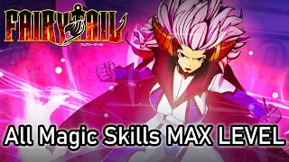 All Character Magic Skills & Awakening Showcase (+ Timestamps) | Fairy Tail Game (PS4 PRO)