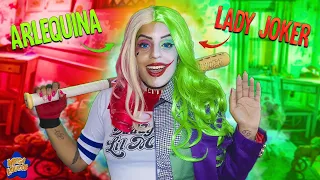 A ARLEQUINA SE TRANSFORMOU NA LADY JOKER IRMÃ DO CORINGA PARA SABER ONDE ESTÁ A FILHA DA ARLEQUINA