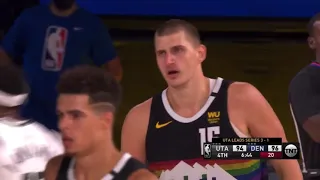 Nikola Jokic fakes out his defender and hits the jump shot | Jazz vs Nuggets