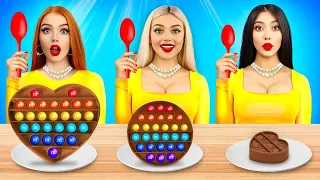 Small vs Medium vs Big Food Challenge | Giant vs Tiny Candy & Weird Taste Test by RATATA BRILLIANT