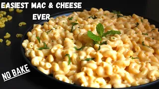 No Bake Mac and Cheese Recipe | How To Make No Bake Mac and Cheese| White Sauce Pasta | Bowl To Soul