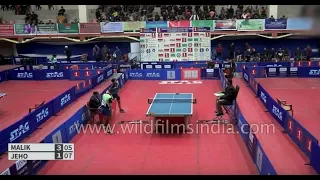 Yashansh Malik vs H. Jeho at National Ranking Table Tennis Championship, 2016
