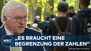 MIGRATIONSDEBATTE: Nun fordert selbst Bundespräsident Steinmeier die Begrenzung illegaler Migration