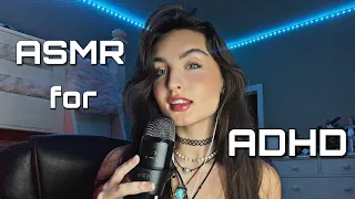 ASMR for ADHD ( Chaotic Fast Aggressive ) Mouth Sounds, Upclose Whispers, Hand Sounds +