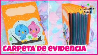 CARPETA DE EVIDENCIAS || REGRESO A CLASES || DIY || PORTAFOLIO