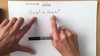 Factorising an expression fully involving numbers and multiple letters