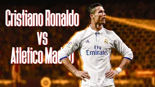 When Ronaldo Silenced Atletico Fans, Single-Handedly | 2016