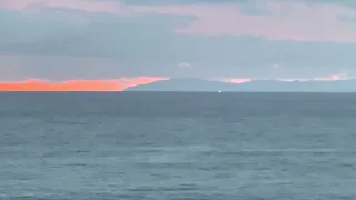 UFO moving extremely fast by Catalina Island 2/12/23 5:38pm PST