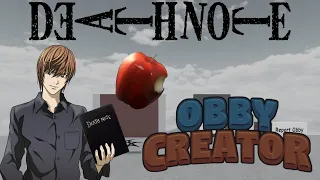 If Obby Creator Added DEATH NOTE