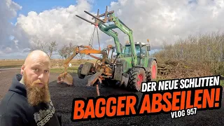 FarmVLOG#957 - Der Bagger hängt am Haken