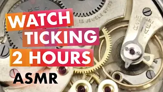 ASMR | gentle watch ticking for 2 hours! | no talking