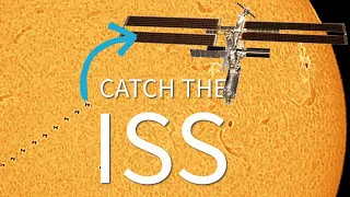 Catching the ISS Zoom Across the Sun Through My Hydrogen Alpha Telescope