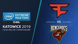 CS:GO - FaZe vs. Renegades [Inferno] Swiss Ro2 -  Legends Stage -  IEM Katowice 2019