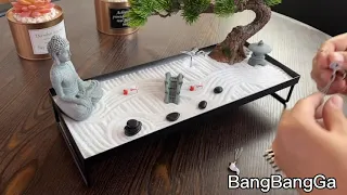 Home Office Bonsai Zen Garden Decor Zen Gifts for Women Man Friends