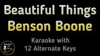 Benson Boone - Beautiful Things Karaoke Instrumental Lower Higher Female & Original Key