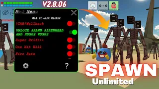 Spawn Unlimited Siren head & Huggy wuggy in Chicken gun| Chicken Gun