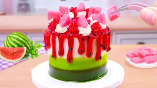 🍉 Beautiful Miniature Watermelon Chocolate Cake Decorating 🍉 1000+ Miniature Ideas Mini Cakes