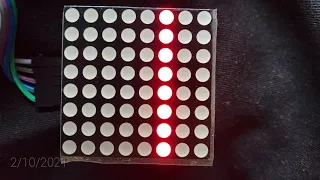 animation max7219 8x8 led matrix