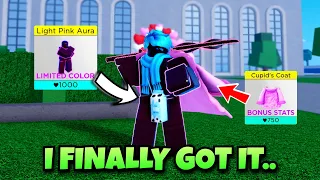 I Finally Obtained The NEW PINK HAKI + CUPID'S COAT.. (Blox Fruits)