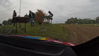 2022 Rally Utena ss7 onboard, with chicane