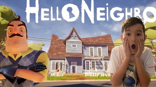 Playing hello neighbor! Act 1