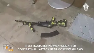 Weapons of Moscow Mass Shooting | Investigators Find Weapons After Concert Hall Attack, Kills 60