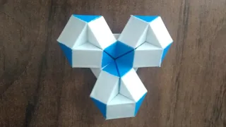 How to make Spinner with Snake Cube:- 24 PIECES. BY:- AKSH PATEL