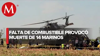 Helicóptero de la Marina cayó por falta de combustible tras captura de Caro Quintero: FGR