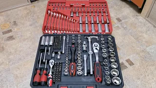 Parkside 216 pieces Socket Set (from Lidl or Kaufland) - test and review