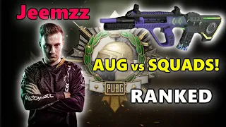 FaZe Jeemzz - AUG vs SQUADS! - PUBG RANKED