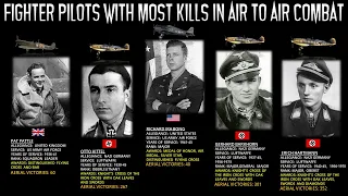 The 10 Fighter Pilots with most confirmed KILLS in Air-to-Air Combat