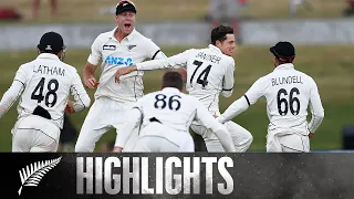 Mitchell Santner amazing catch seals Test win | 1st Test Day 5 HIGHLIGHTS | BLACKCAPS v Pakistan