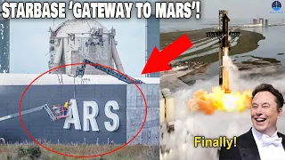 SpaceX Starbase's new sign ''Gateway to Mars''! Everyone is looking at...