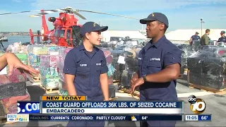 Coast Guard offloads 36,000 lbs. of cocaine