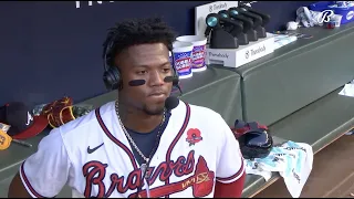 Ronald Acuña Jr. moves back into tie for MLB home-run lead