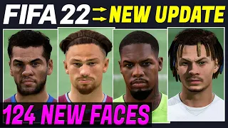 FIFA 22 NEWS | ALL 124 NEW & UPDATED REAL FACES IN TITLE UPDATE #4