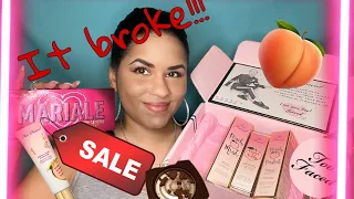 Too Faced WTF are you doing? First Impressions of 5 new products. (Reviewing the Marial Palette)
