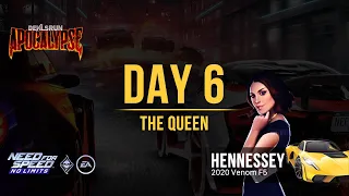 NFS:No Limits | Devils Run Apocalypse (Hennessey Venom F5) - Day 6 (The Queen) | Special Event Guide