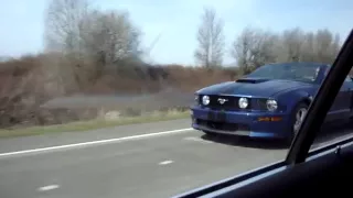 BMW e39 M5 vs Mustang GT Supercharged Race 1