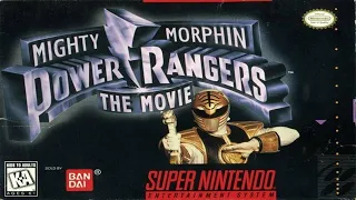 Mighty Morphin Power Rangers: The Movie - Super Nintendo - Beat'em Up Action! (4K 60fps)
