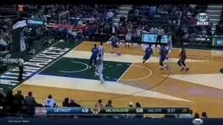 Detroit Pistons vs Milwaukee Bucks Full Highlights January 24, 2015