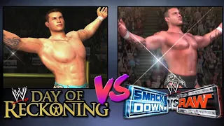 WWE Day of Reckoning vs. SmackDown vs Raw - Roster Comparison