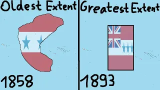 ALL Extinct Countries of Oceania at their greatest Extent