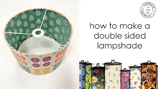 how to make a double sided lampshade