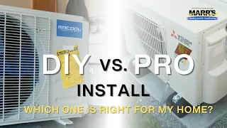 Mr. Cool DIY vs. Mitsubishi Hyper Heat Ductless