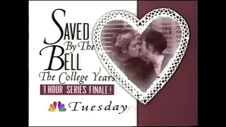 1994 NBC Saved by the Bell : The College Years series finale promo