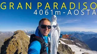 Gran Paradiso 4061m | Solo Hochtour zur weißen Madonna | Aostatal